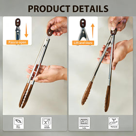 Micyples locking mechanism tongs demonstrate easy opening and secure use.