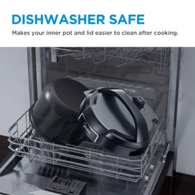 Midea 12-in-1 dishwasher-safe pot and lid for easy cleanup
