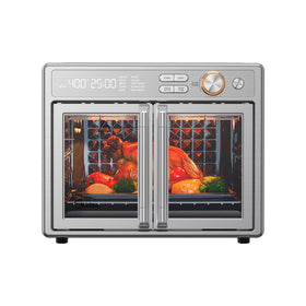 Midea Flexify Pro front view with French doors for easy access.