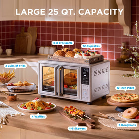 Midea Flexify Slim roasts a 6-lb chicken to golden perfection.
