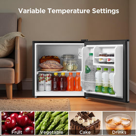 Midea MERM17B0ASL adjustable/removable shelf adapts for tall bottles.