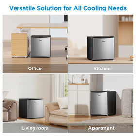 Midea MERM17B0ASL ENERGY STAR badge signals efficient cooling.