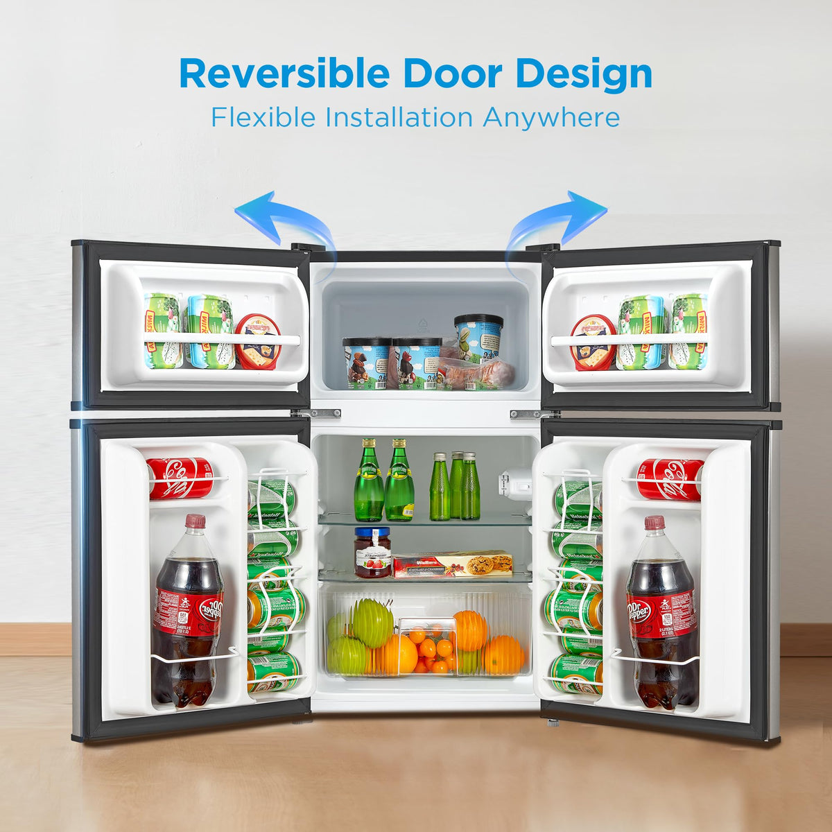 Midea WHD-113FSS1 crisper drawer for organized produce storage