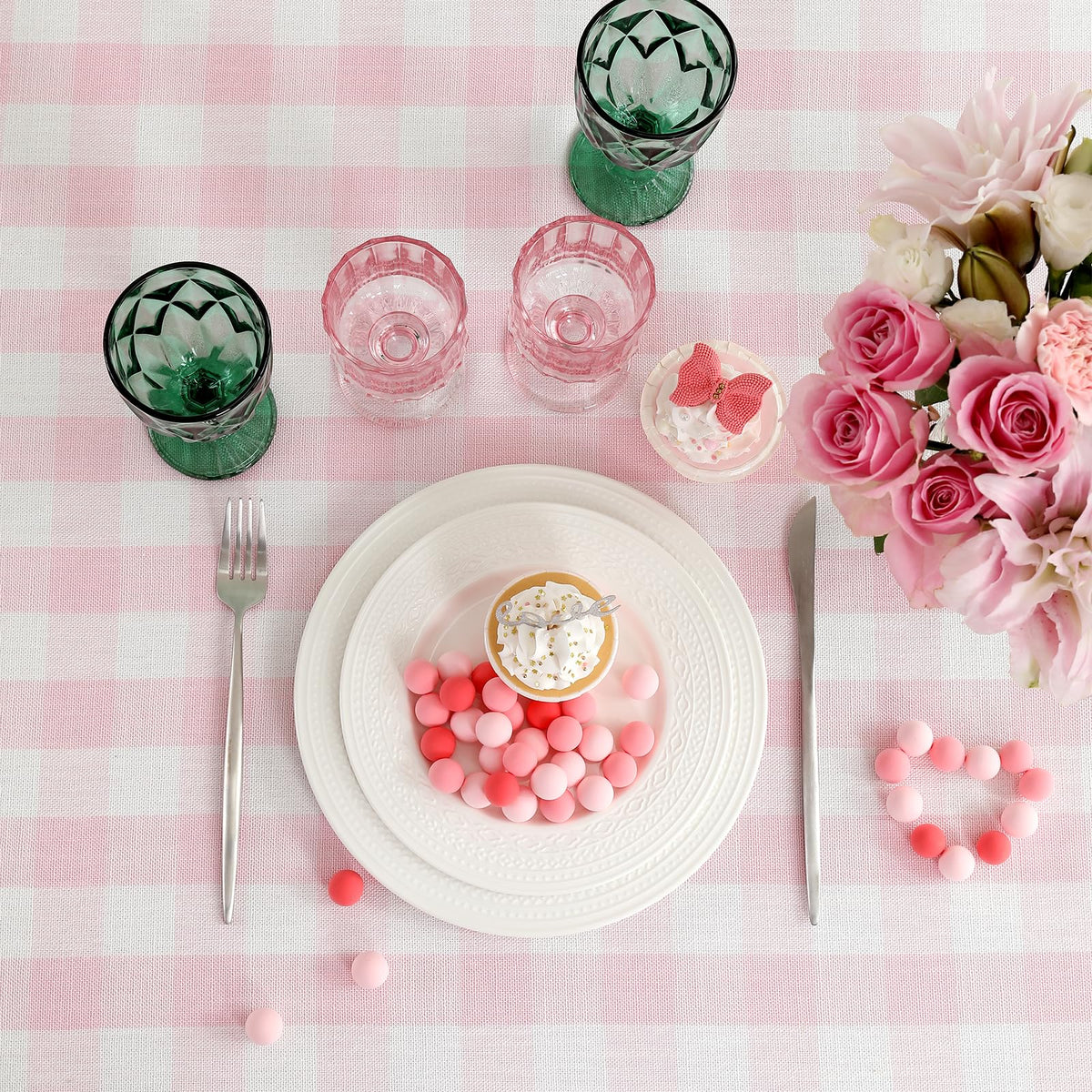 Midsummer Breeze cotton dining tablecloth soft and durable for everyday meals.