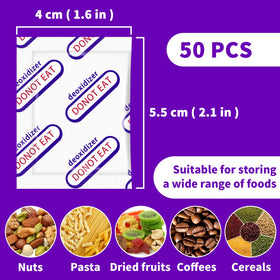 Midukit 500cc oxygen absorbers support long-term storage of grains and dried goods.