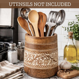 Mie Creations Utensil Holder makes a thoughtful gift idea for holidays and housewarmings.