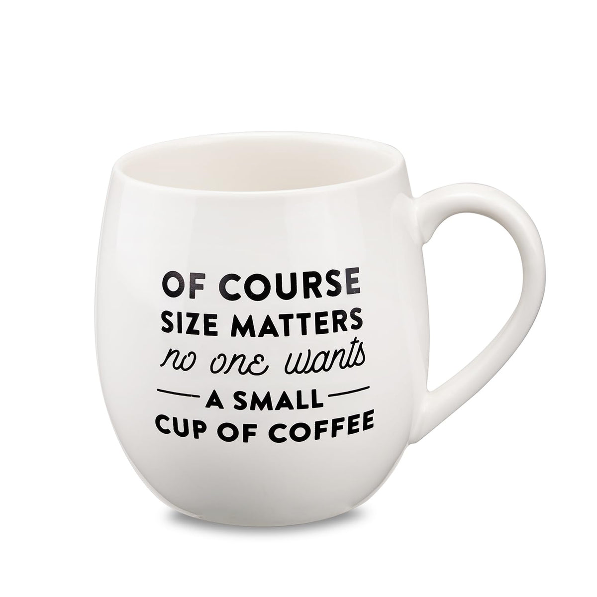 MIECOO large 24 oz ceramic mug with ergonomic handle for comfortable sipping.