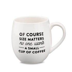 MIECOO large 24 oz ceramic mug with ergonomic handle for comfortable sipping.