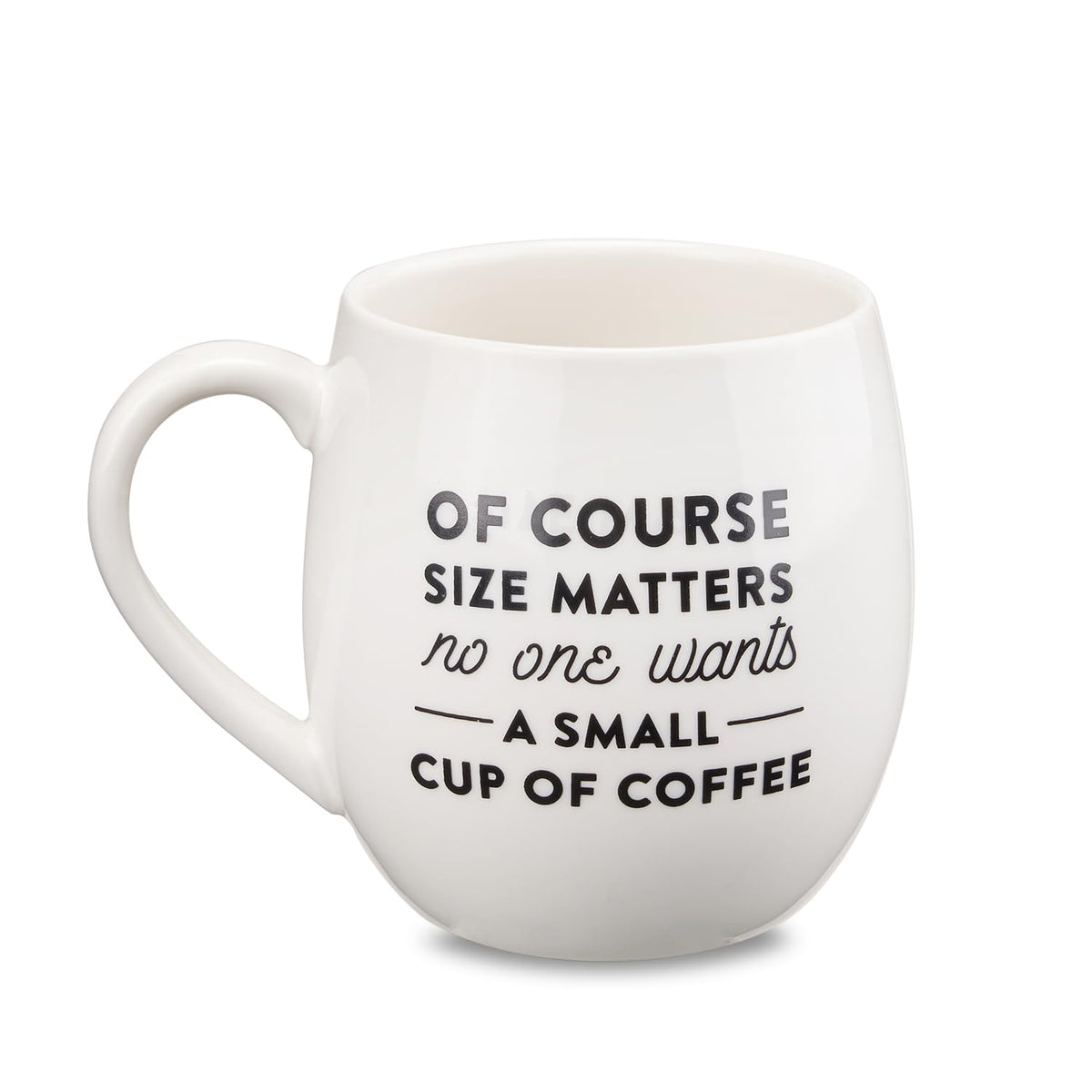 MIECOO matte white mug showcases oversized design, perfect for coffee and tea rituals.