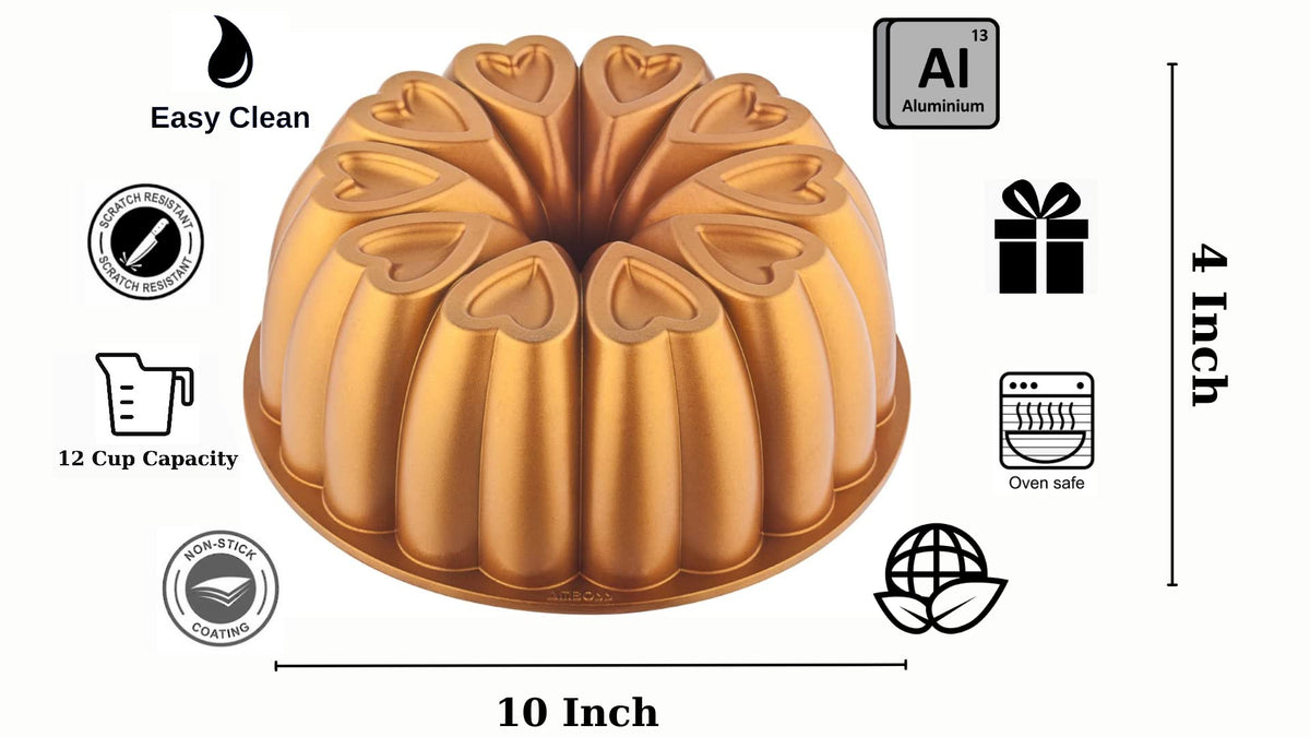 Close-up of MIENCA non-stick coating for easy release and cleanup.
