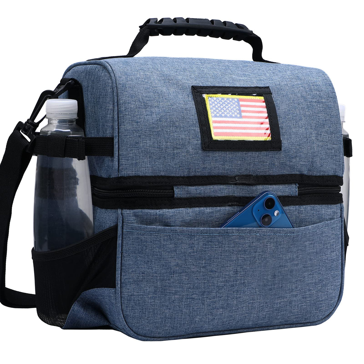 MIER dual-compartment bag ready for office, picnics, or outdoor adventures.
