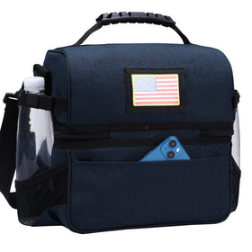 MIER insulated liner aids temperature control and keeps meals fresh.