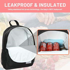 MIER insulated backpack cooler with water-resistant 600D exterior protects contents
