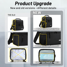 MIER side mesh pockets hold water bottles or drink while on the go.