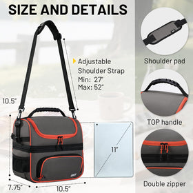 MIER side mesh pockets keep bottles easily reachable during commutes