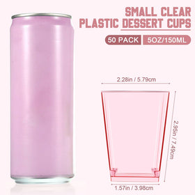 Mifoci plastic dessert cups for parties offer convenient single servings.