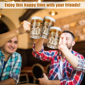 Mifoci shatterproof PS beer mugs withstand daily reuse at parties.