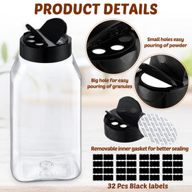 Mifoci 28-pack with shaker tops demonstrates convenient dispensing control.