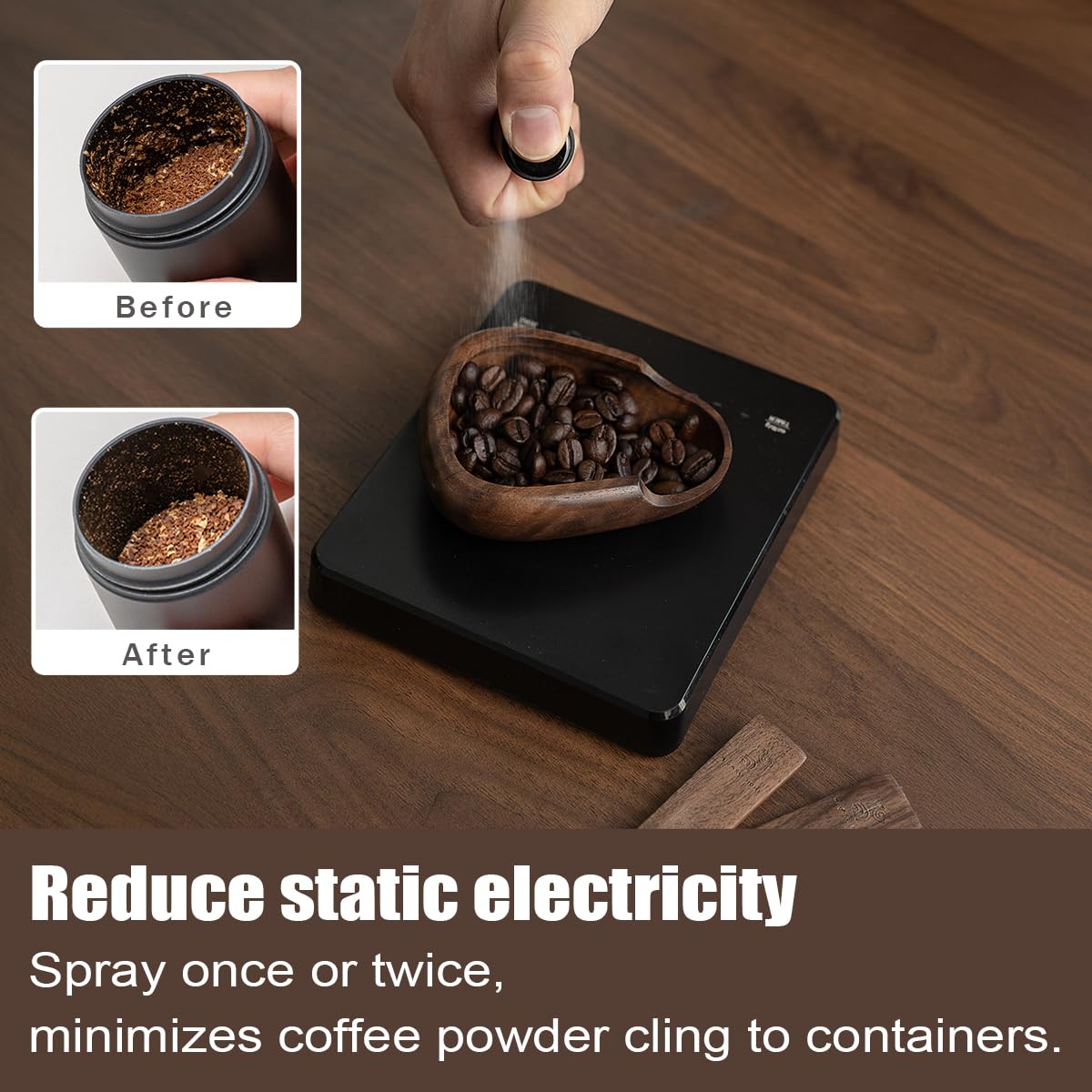 MIGAKU HOME black walnut finish adds warmth to the station
