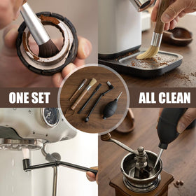 MIGAKU HOME small hard walnut brush tackles stubborn stains safely.