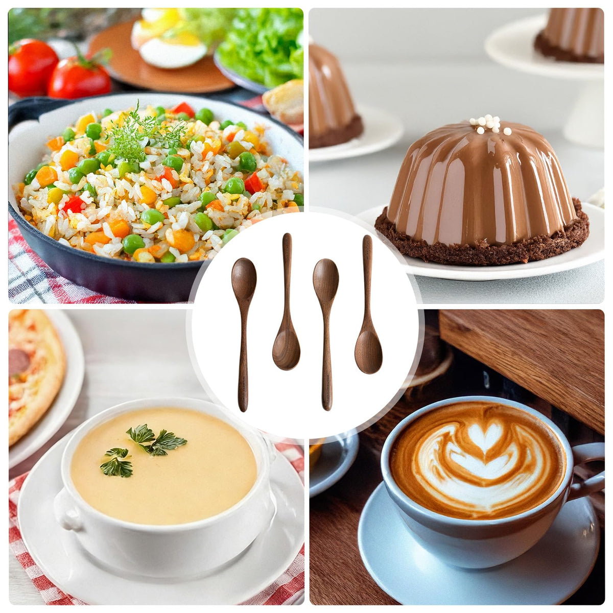 MIGAKU HOME spoons stacked together reflecting compact eco-friendly kitchenware.
