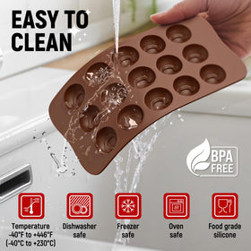 Mighty-X heart design mold; ideal for Valentine treats