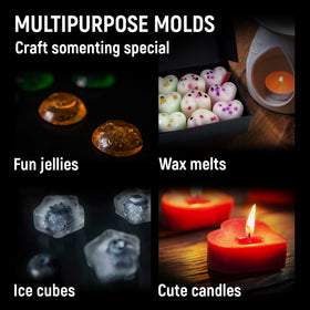 Mighty-X helix design mold; unique candy shapes for parties