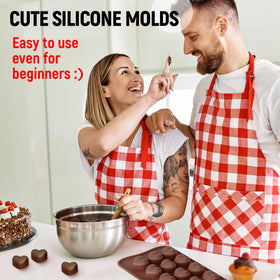 Mighty-X silicone mold star design; non stick surface eases candy release