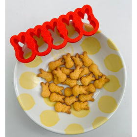 Mighty Gadget Easter bunny cutter in use for cookies and crafts.