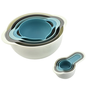 MiHerom nesting bowls set for compact storage and organized meal prep.