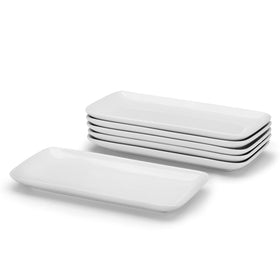 Miicol small platters rectangle 9-inch for appetizers and desserts at gatherings.
