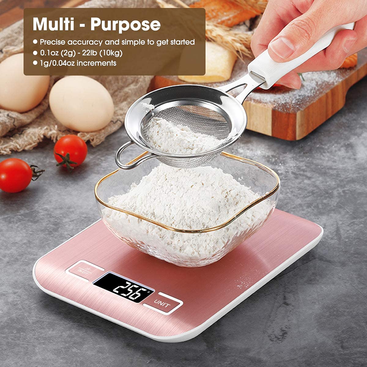 Mik-Nana pink compact storage helps keep counters neat and organized.