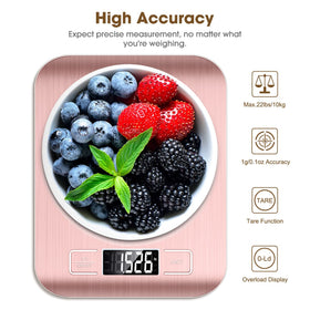 Mik-Nana pink stainless platform ensures simple cleaning and durable kitchen use.