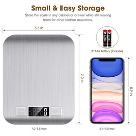Mik-Nana stainless-steel platform for easy cleaning and durability