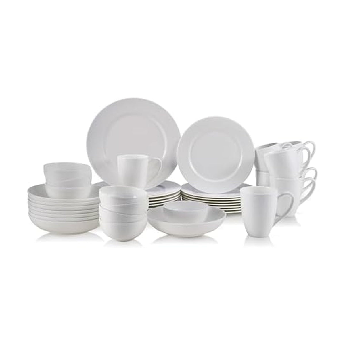 Mikasa Annabelle dinner plate close-up shows translucent bone china and durable, elegant finish.
