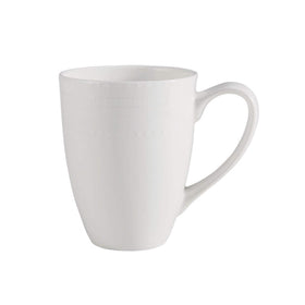 Mikasa Annabelle elegant white table setting ready for a formal or casual meal.