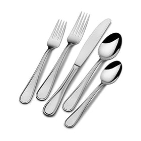 Mikasa Bravo 65-piece flatware for 12 with polished, balanced finish for elegant dinners