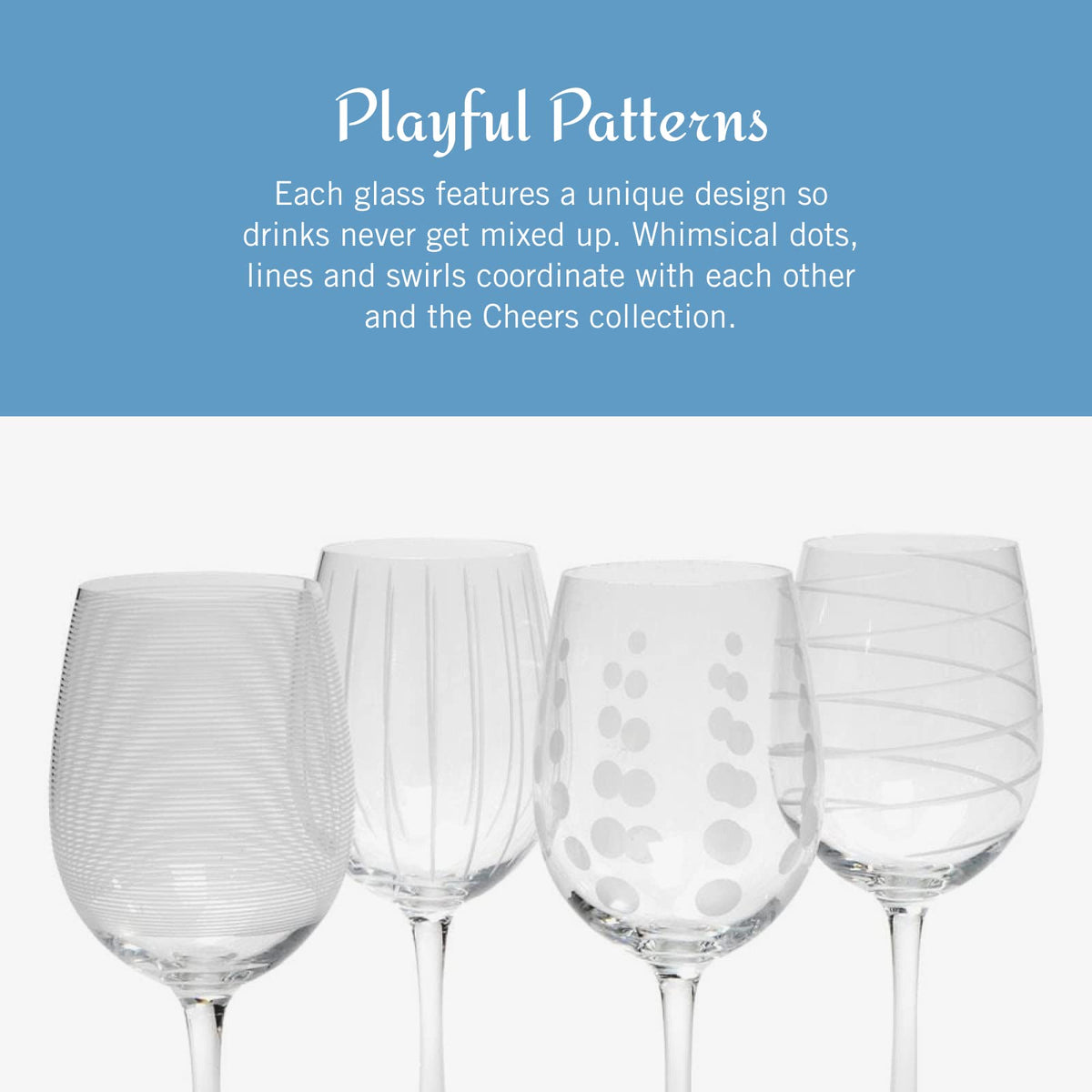 Mikasa Cheers 16 oz tulip-bowl glass designed to enhance aroma.