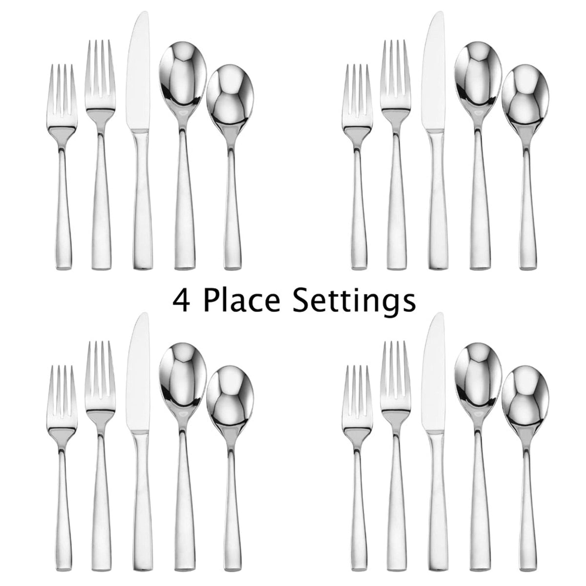 Mikasa Delano salad fork in refined contemporary design