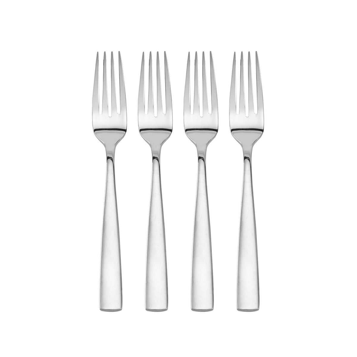 Mikasa Delano flatware service-for-4 full set displayed on a table