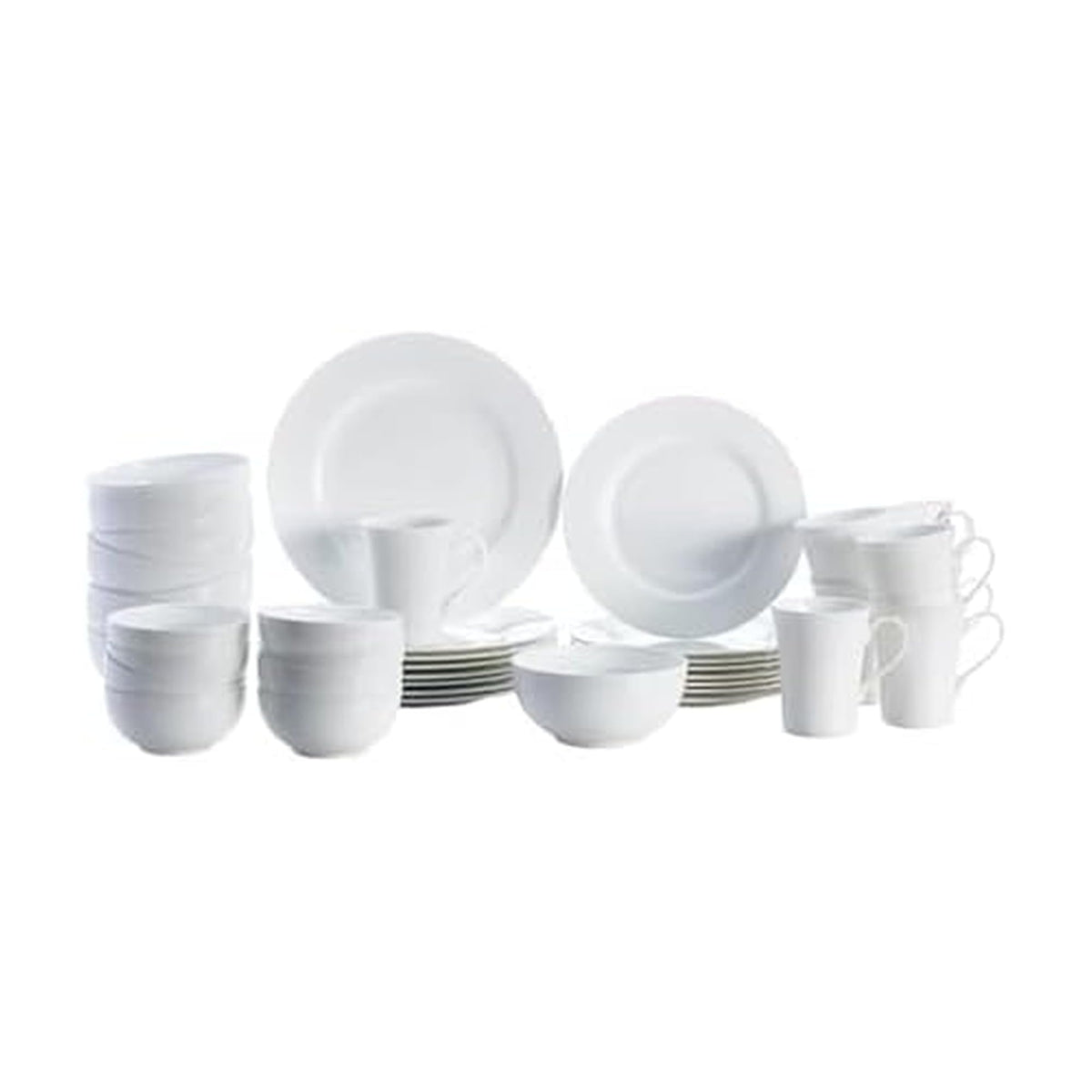 Mikasa Delray dinner plate 11-inch with crisp white surface for main courses