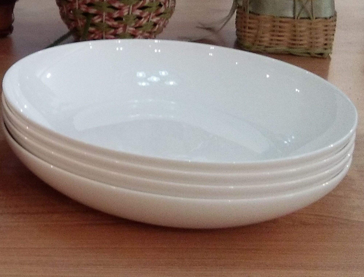 Mikasa Delray pasta bowl dining scene, ideal for casual meals and elegant entertaining
