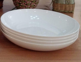 Mikasa Delray pasta bowl dining scene, ideal for casual meals and elegant entertaining
