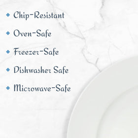 Mikasa Delray table set for eight creating a polished dining experience