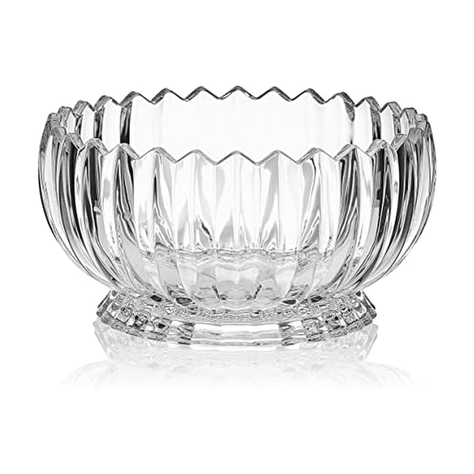 Mikasa Estate crystal bowl for nuts with an elegant footed design and sparkling finish