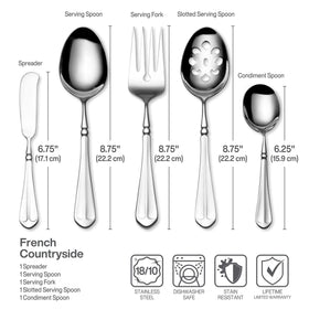 Mikasa French Countryside hostess serving utensils for entertaining
