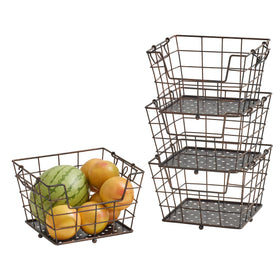 Mikasa Gourmet Basics Ferme dimensions: 13.5 x 11.5 x 51 inches.
