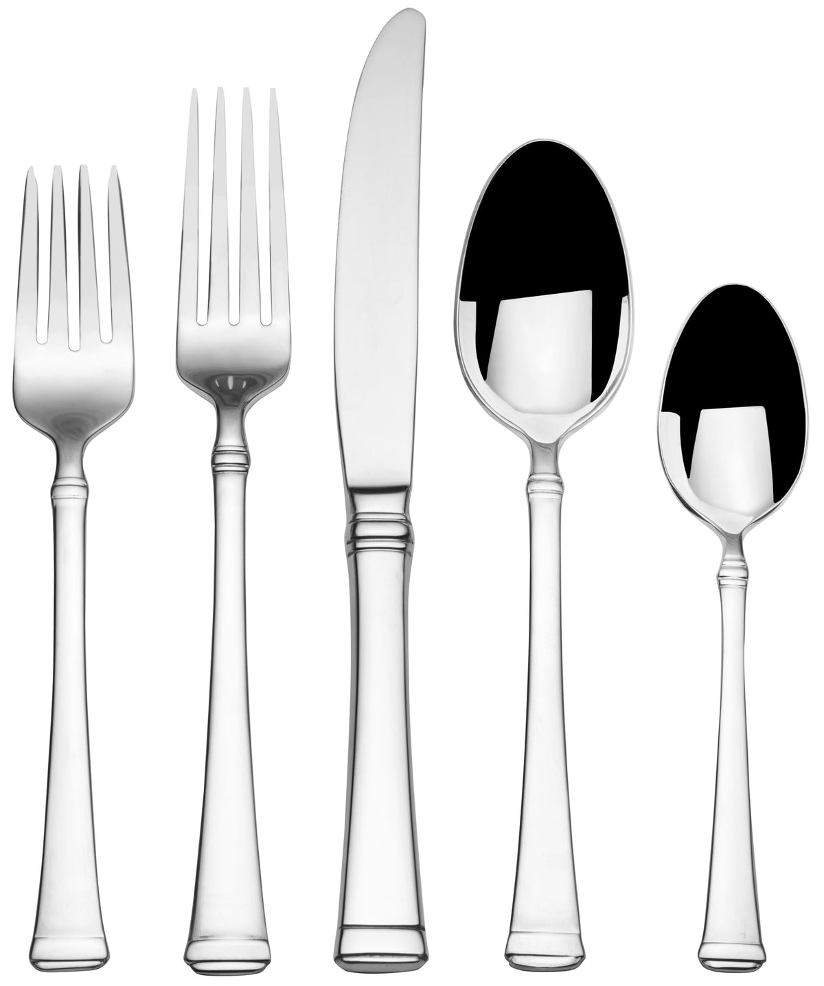 Mikasa Harmony 65-piece flatware set complete service for 12 and polished table presence.