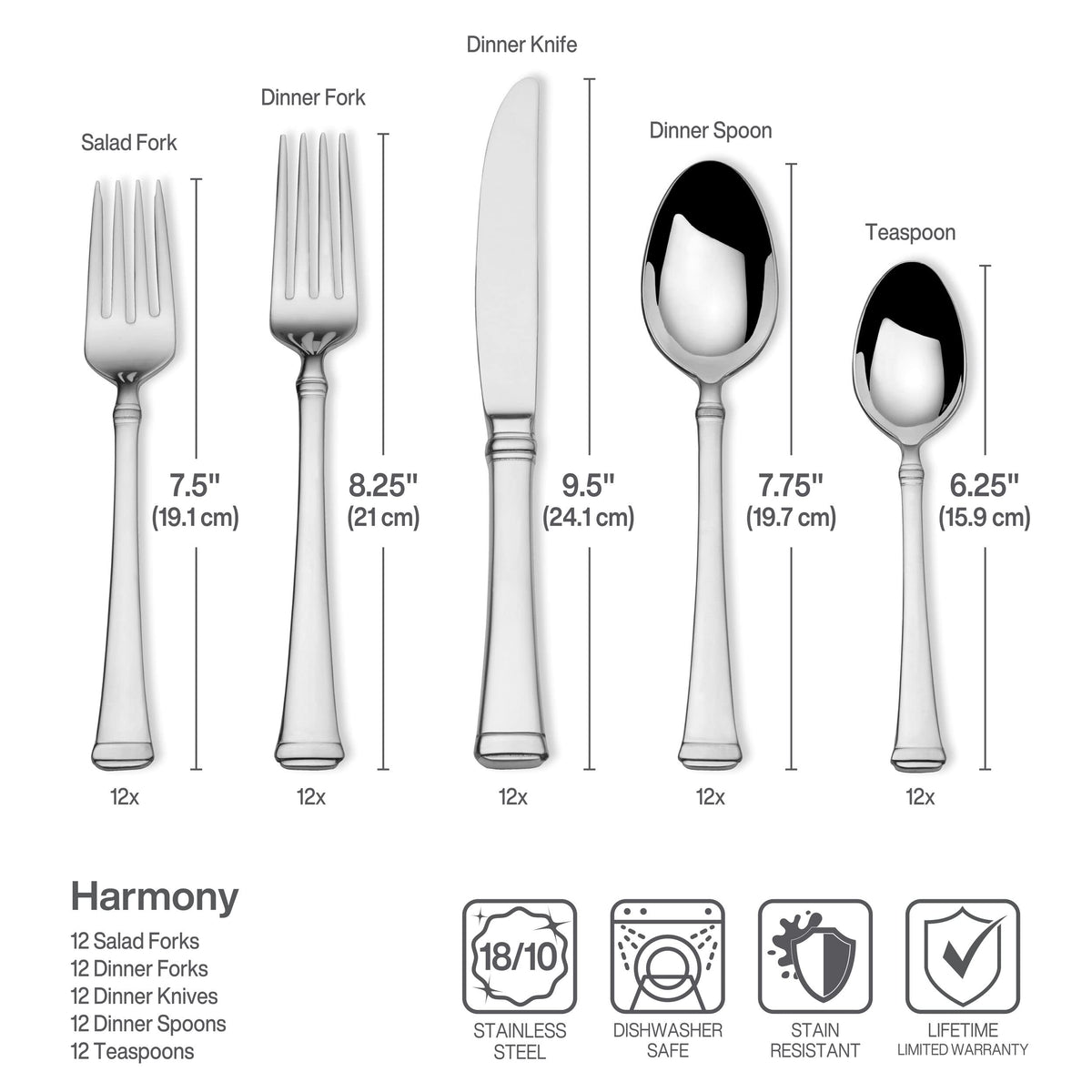 Mikasa Harmony gift-worthy packaging ideal for weddings and housewarmings.