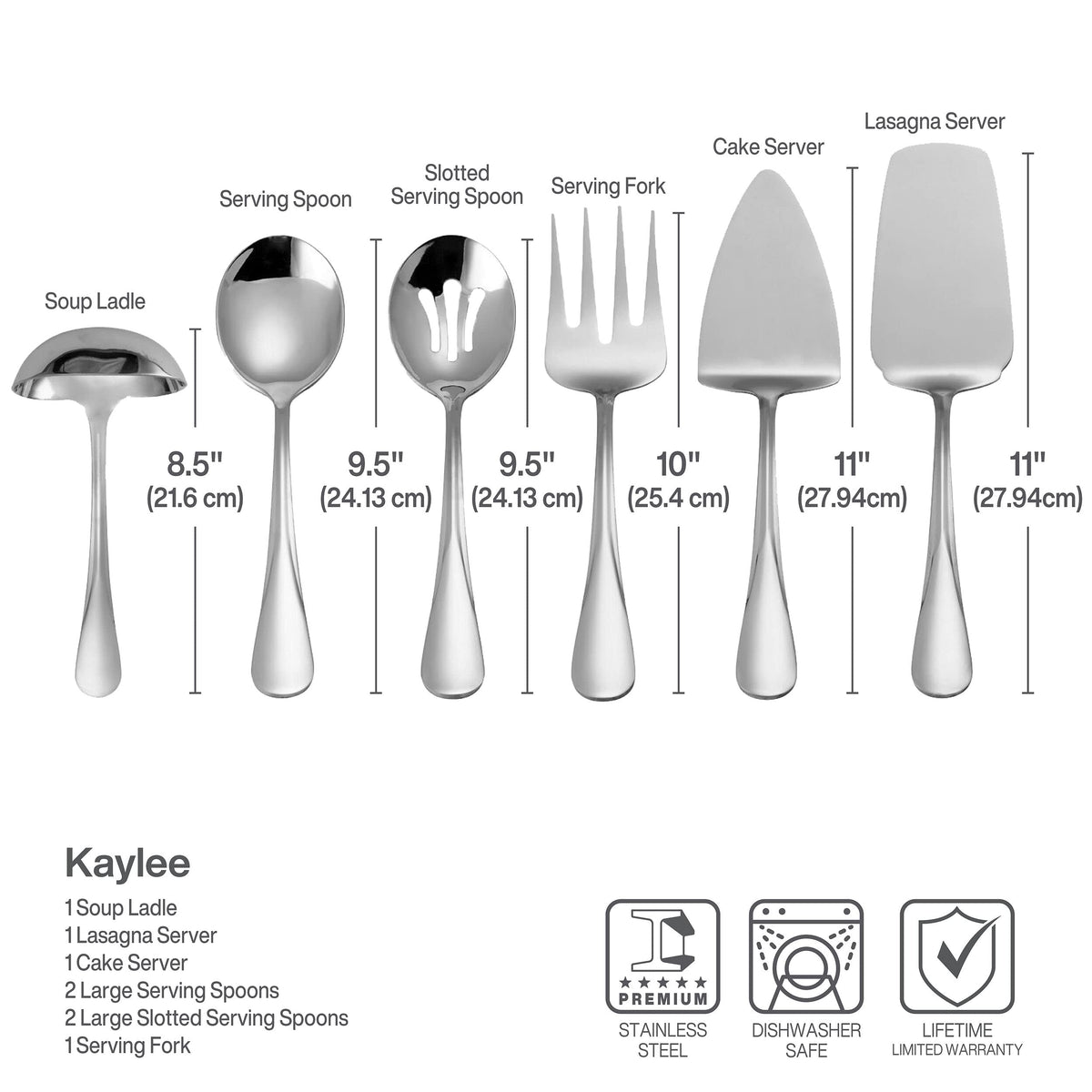 Mikasa Kaylee cake server for effortless dessert presentation